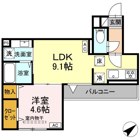 ファンウェーブ湘南辻堂の間取り