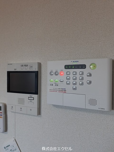 セキュリティ　来訪者の姿を確認できます。