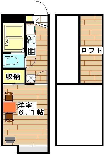 北本市大字下石戸下のアパートの間取り