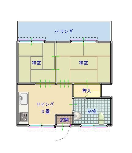 嘉陽マンションの間取り