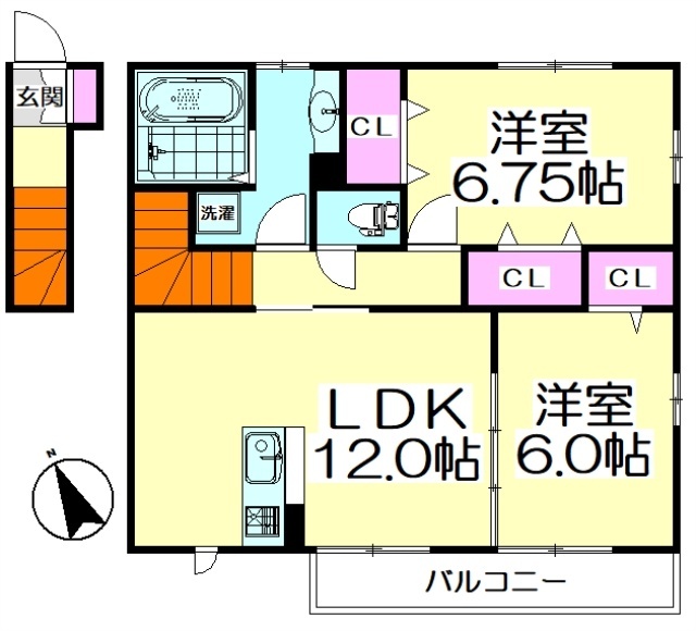 Ａｎｄａｌａｓｉａの間取り