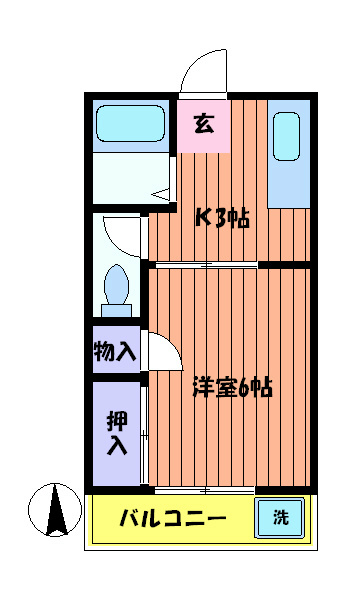 メゾン聖武の間取り