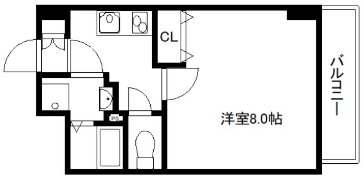 アドバンス京都アクィラの間取り