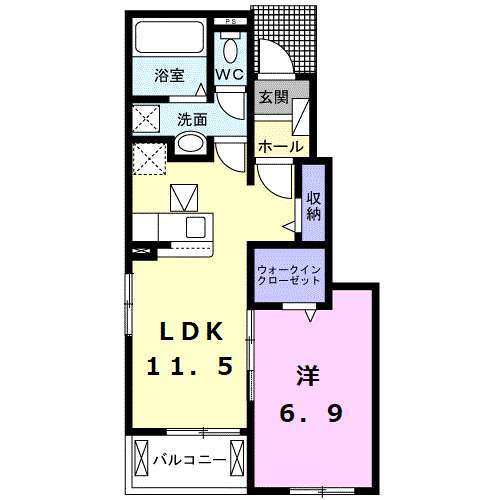 ペイサージュＮＫIの間取り