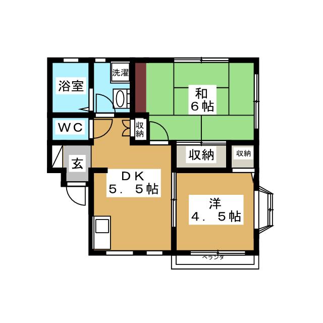 メゾンソレイユの間取り