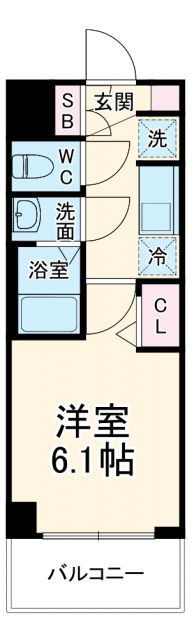 プレサンス東三国駅前グランクラスの間取り