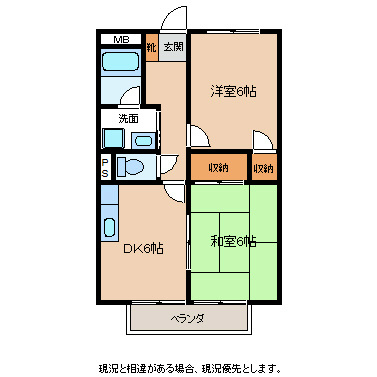 【サープラスIIサツミの間取り】