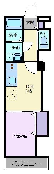 TKアンバーコート羽衣２の間取り