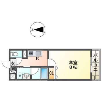 宇治市大久保町のマンションの間取り