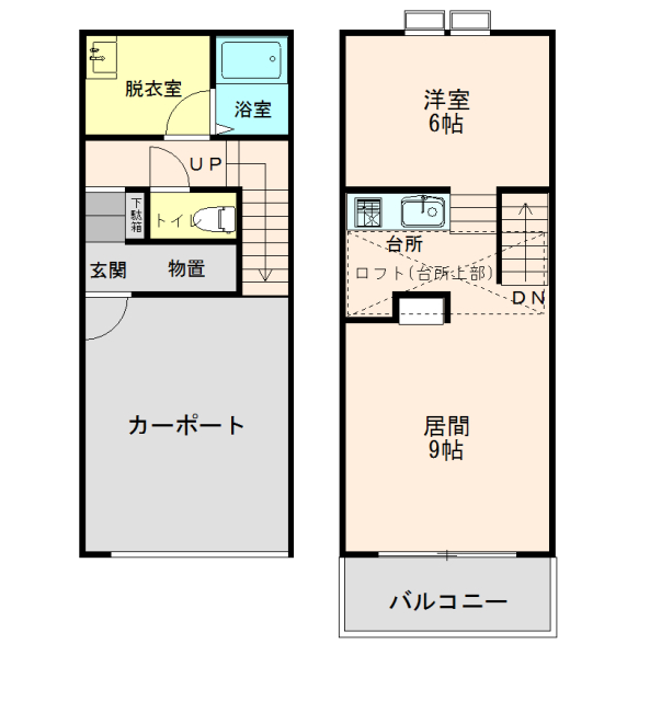 【A.M.S8条の間取り】