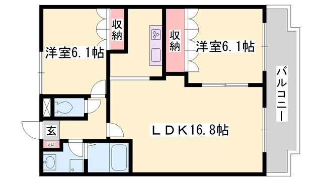 ウィンズ・パレス雅の間取り