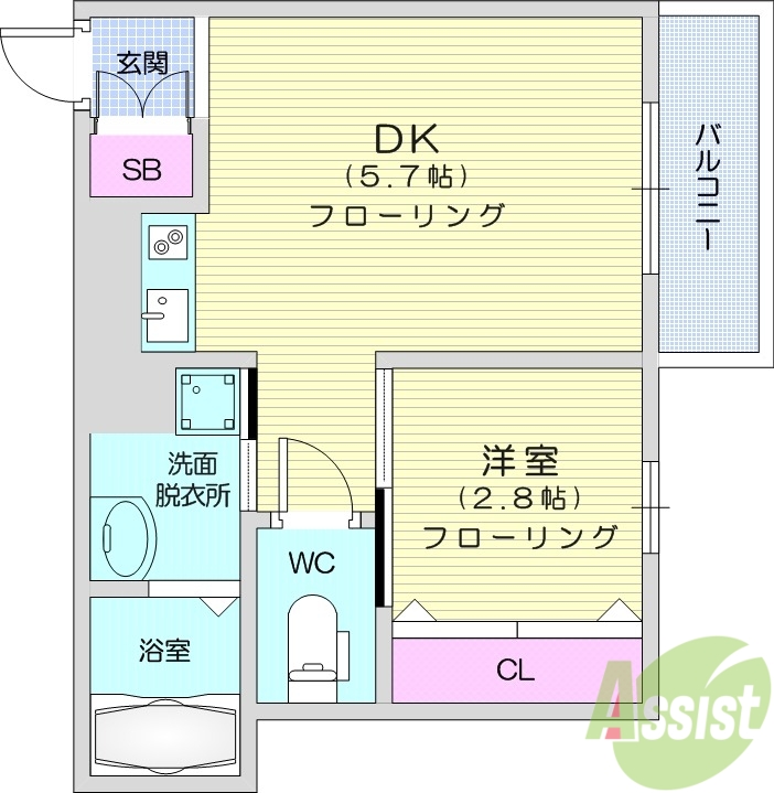 昇龍ビル3の間取り