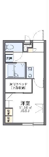 レオパレス山口駅前の間取り