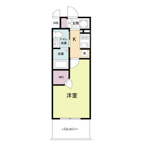 大阪市平野区平野西のマンションの間取り