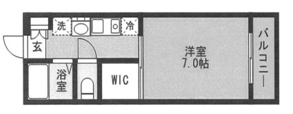 三木市大村のアパートの間取り