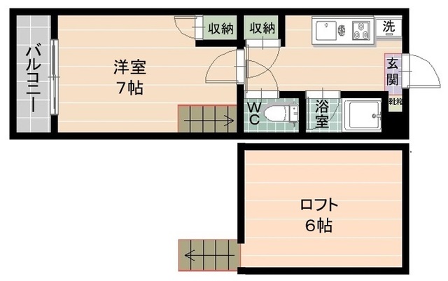 ロフティハウスの間取り