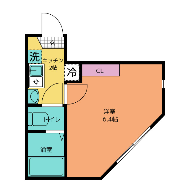 イーストテラスの間取り