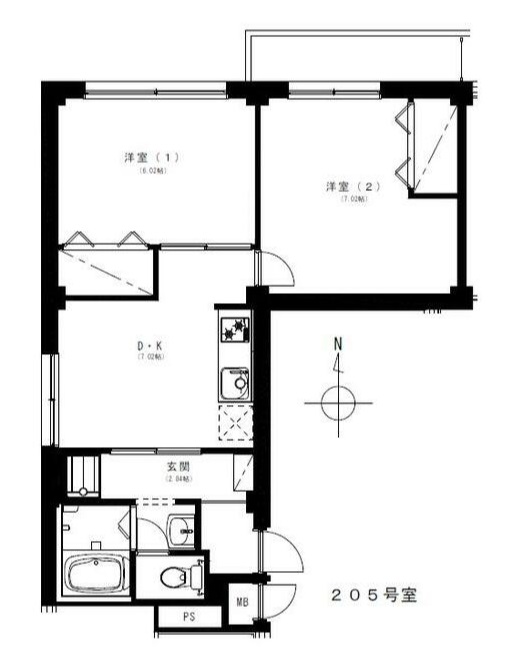 コンフォート島の間取り