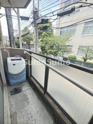 バルコニー　お洗濯にも便利なバルコニー付き