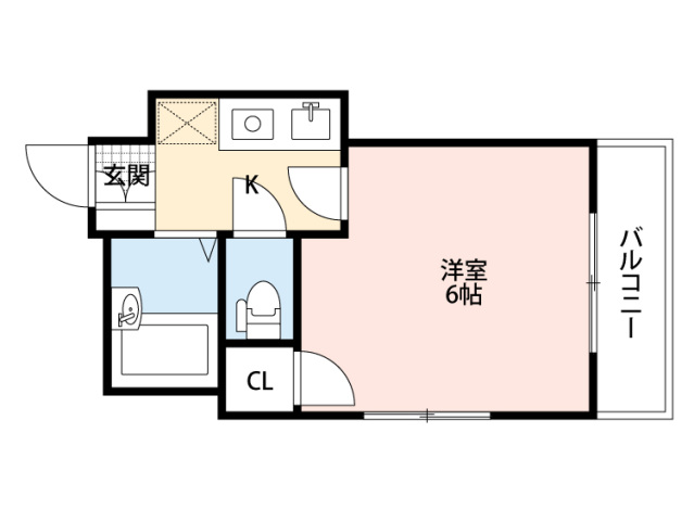 シャテロ住吉の間取り