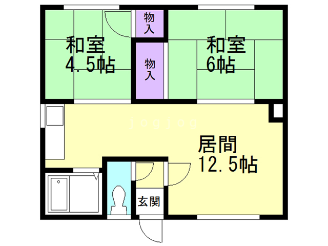 ＮＯＲＴＨ　ＦＩＥＬＤ壱番館の間取り