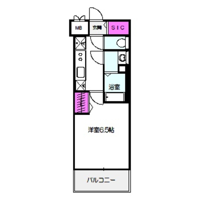 プレサンス桜ノ宮イーサリアルの間取り