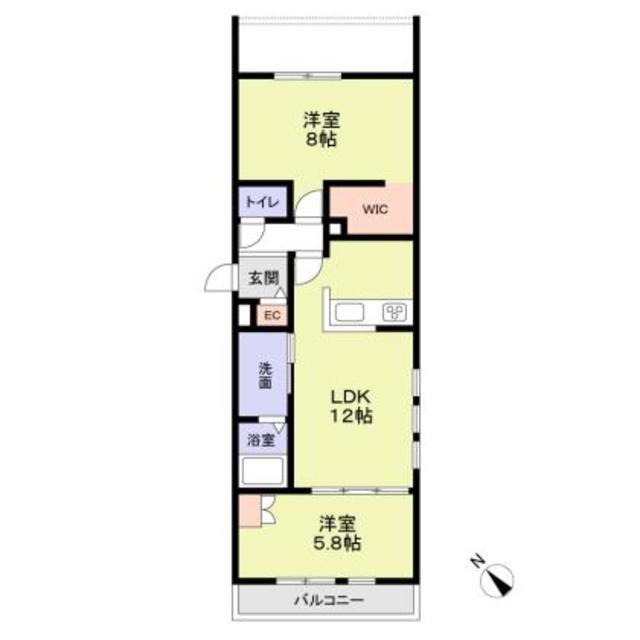 （仮称）東京都江戸川区東小松川計画Ａ棟の間取り