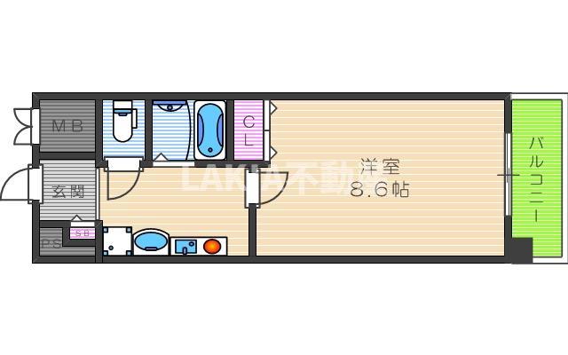 トラスト王子町の間取り