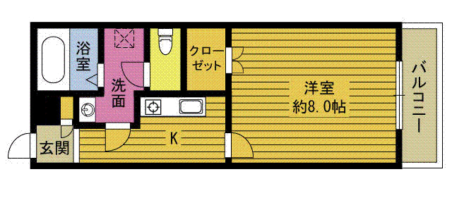 スカイメゾンIの間取り