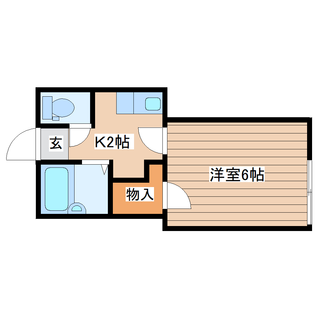 リーベンス向山の間取り