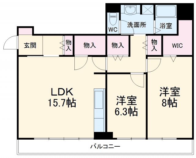 【妙典オリモトハイツの間取り】