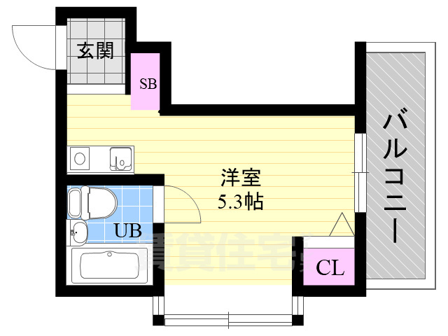 リバーパレス鴨川の間取り