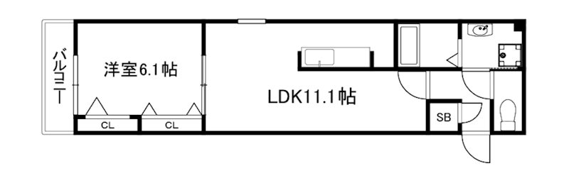 仮）南区吉祥院井ノ口町新築ハイツの間取り