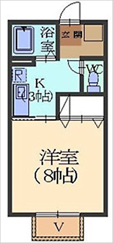 カレッジール351の間取り