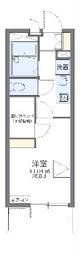 レオパレスリフレ琴平の間取り