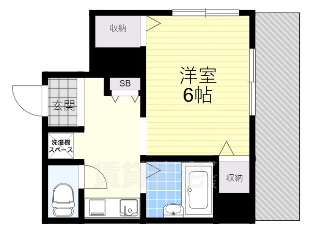 夙川ハイツAiOiの間取り