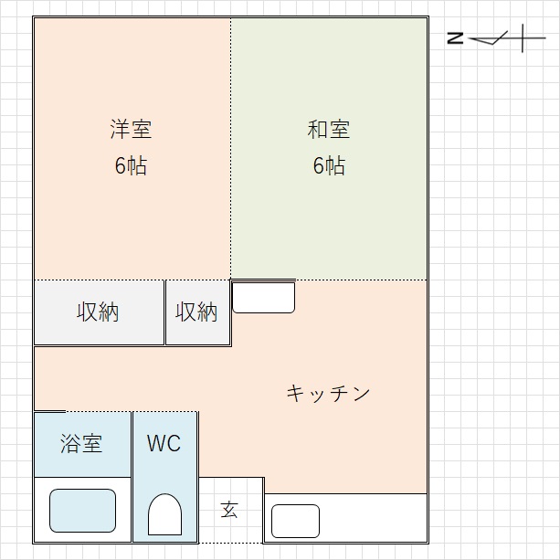 ヴィラ栄町の間取り