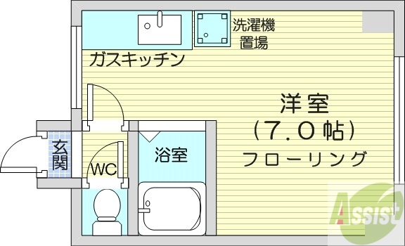 シンエービルの間取り