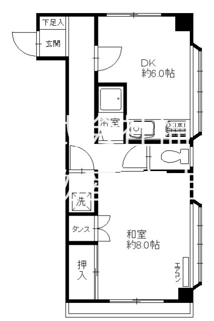 尾崎ビルの間取り