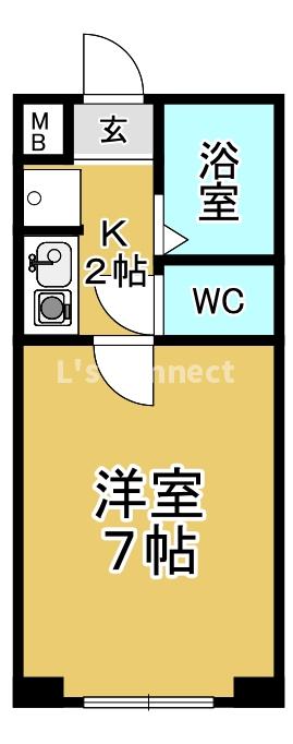 ベルシティイズミの間取り