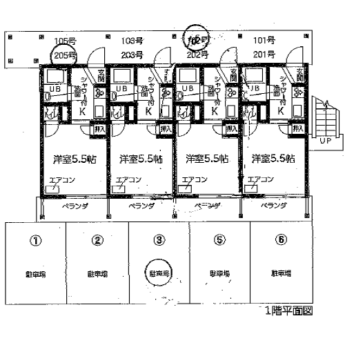 パレスＣの間取り