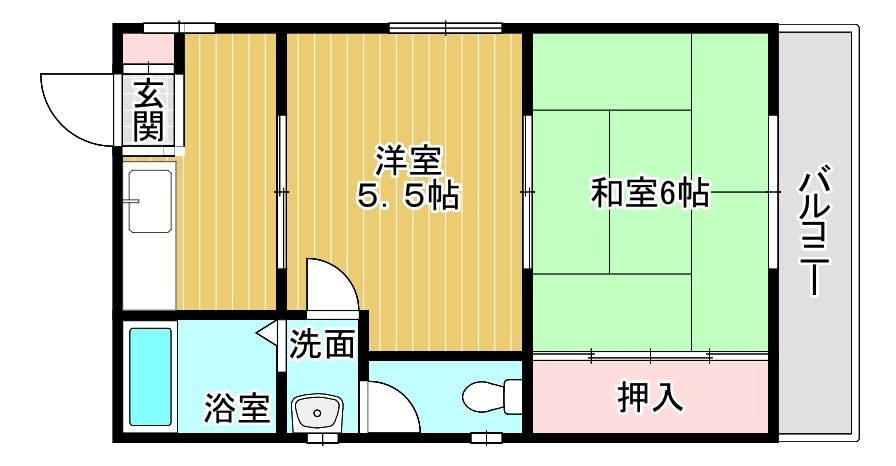 吉村マンションの間取り