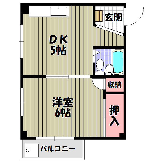 タツミハイツの間取り