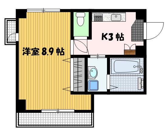 グリーンコート樺島の間取り