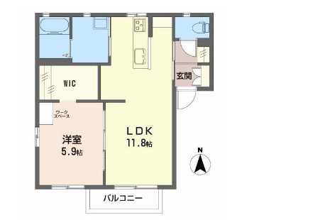 カサグランデＣ棟の間取り