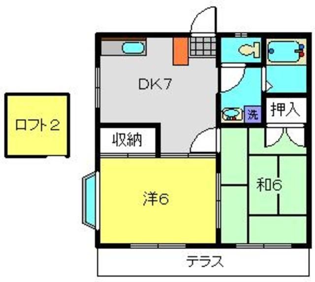 グレースハイツIの間取り