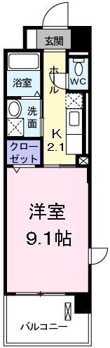 羽村市富士見平のマンションの間取り