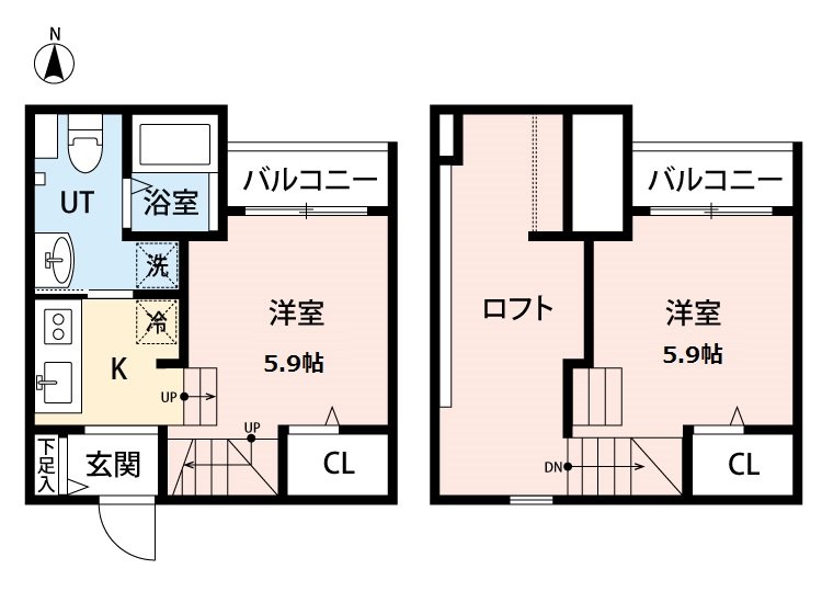 Grandtic大橋東_間取り_0