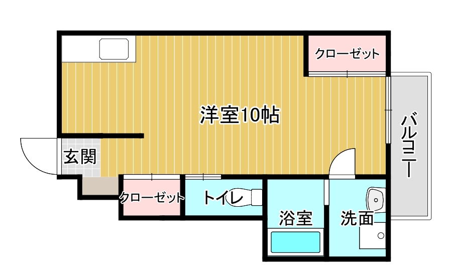 Kヒルズの間取り