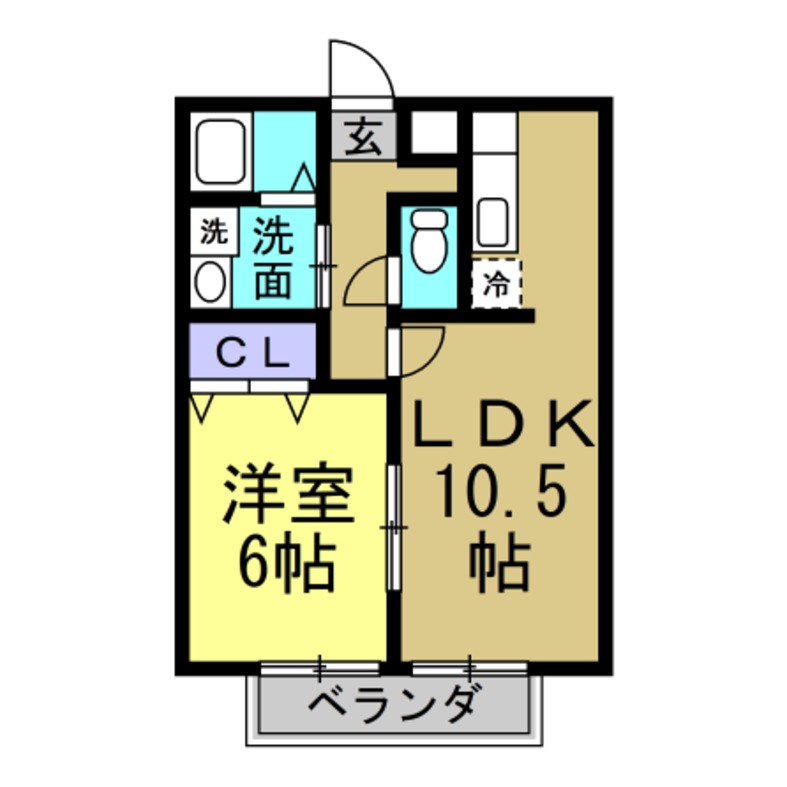 ミラコスタIIの間取り